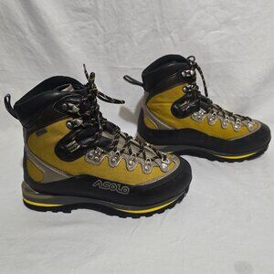 Asolo Men's Titan GV Gore-Tex Mountaineering Boot - Black / Yellow - sz 7 1/2 US